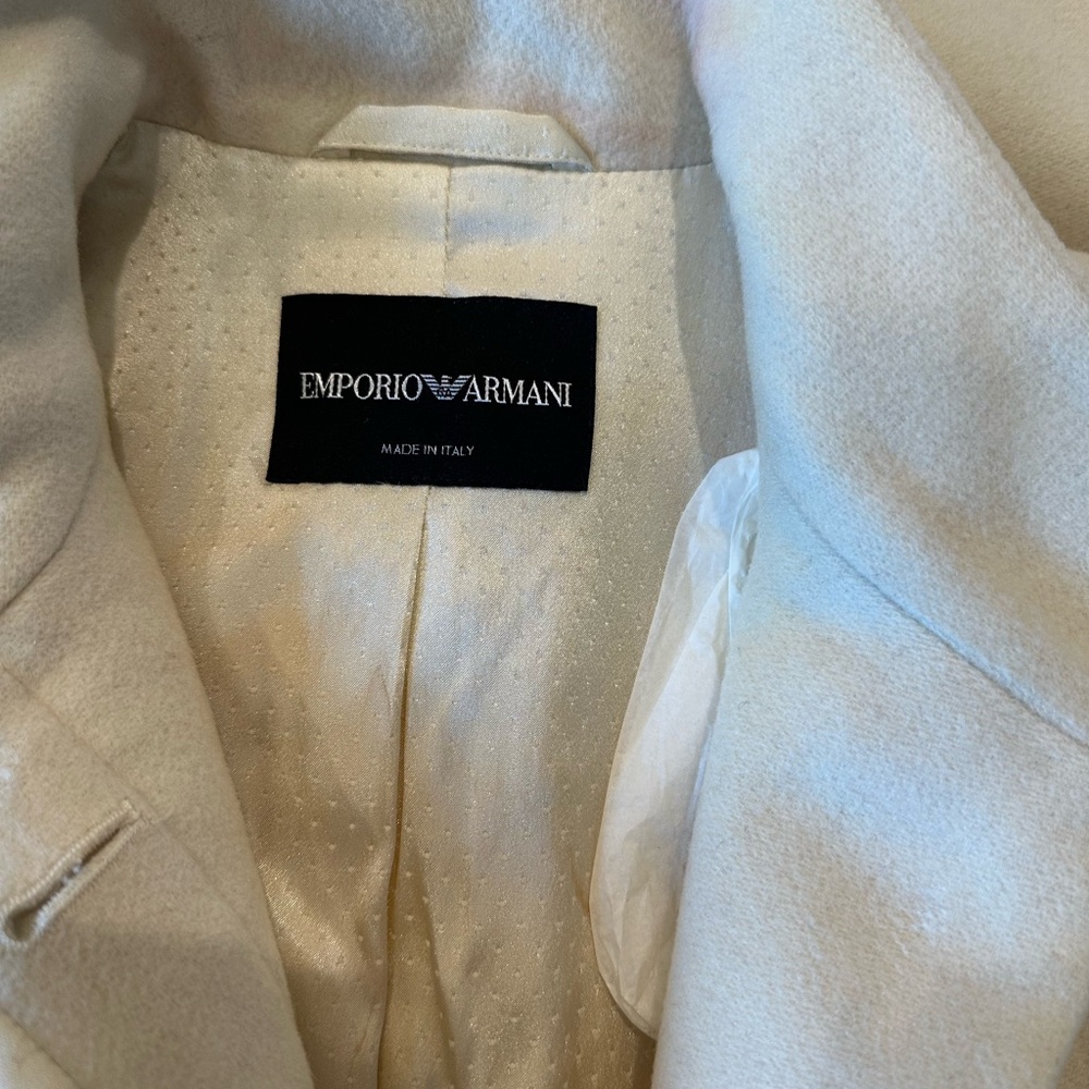 Emporio Armani Cream winter jacket